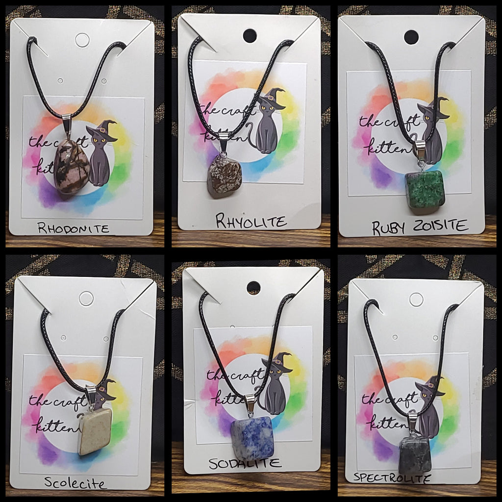 Tumble Crystal Necklaces