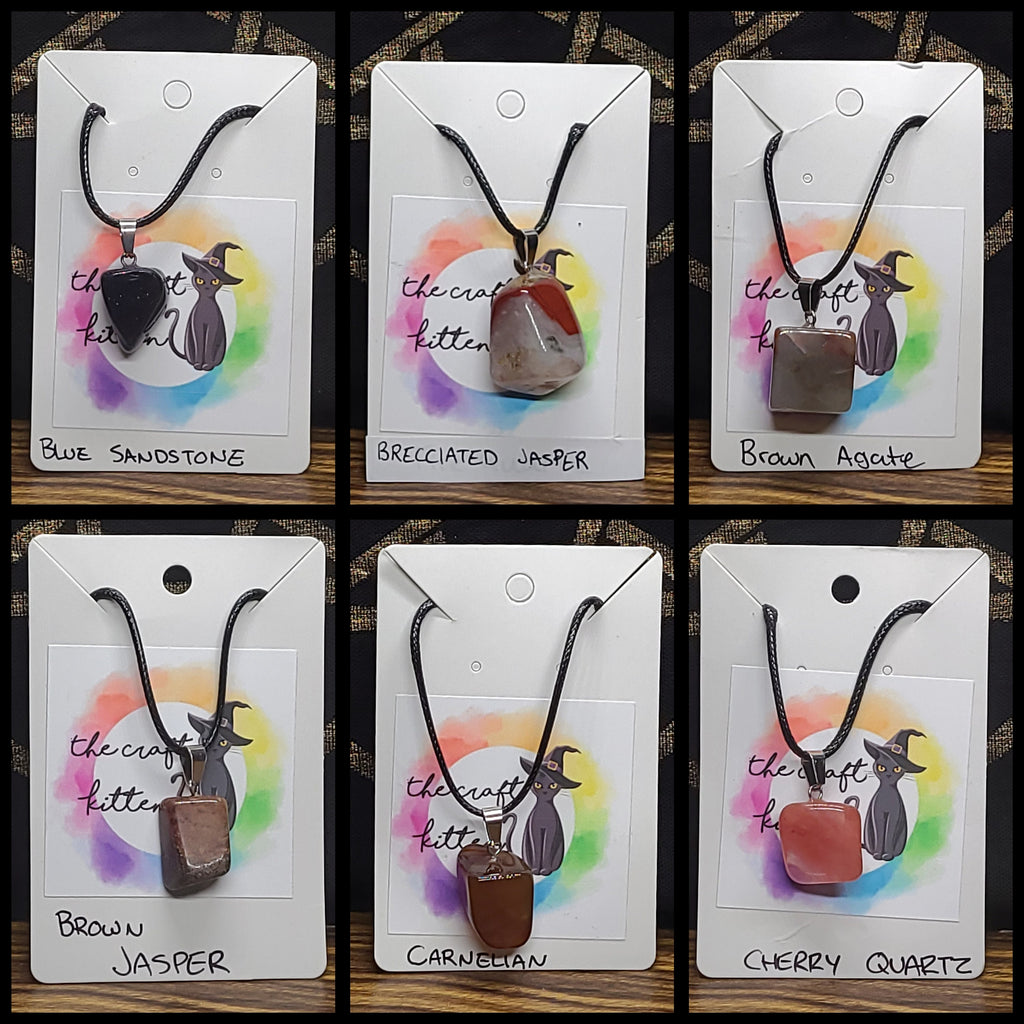 Tumble Crystal Necklaces