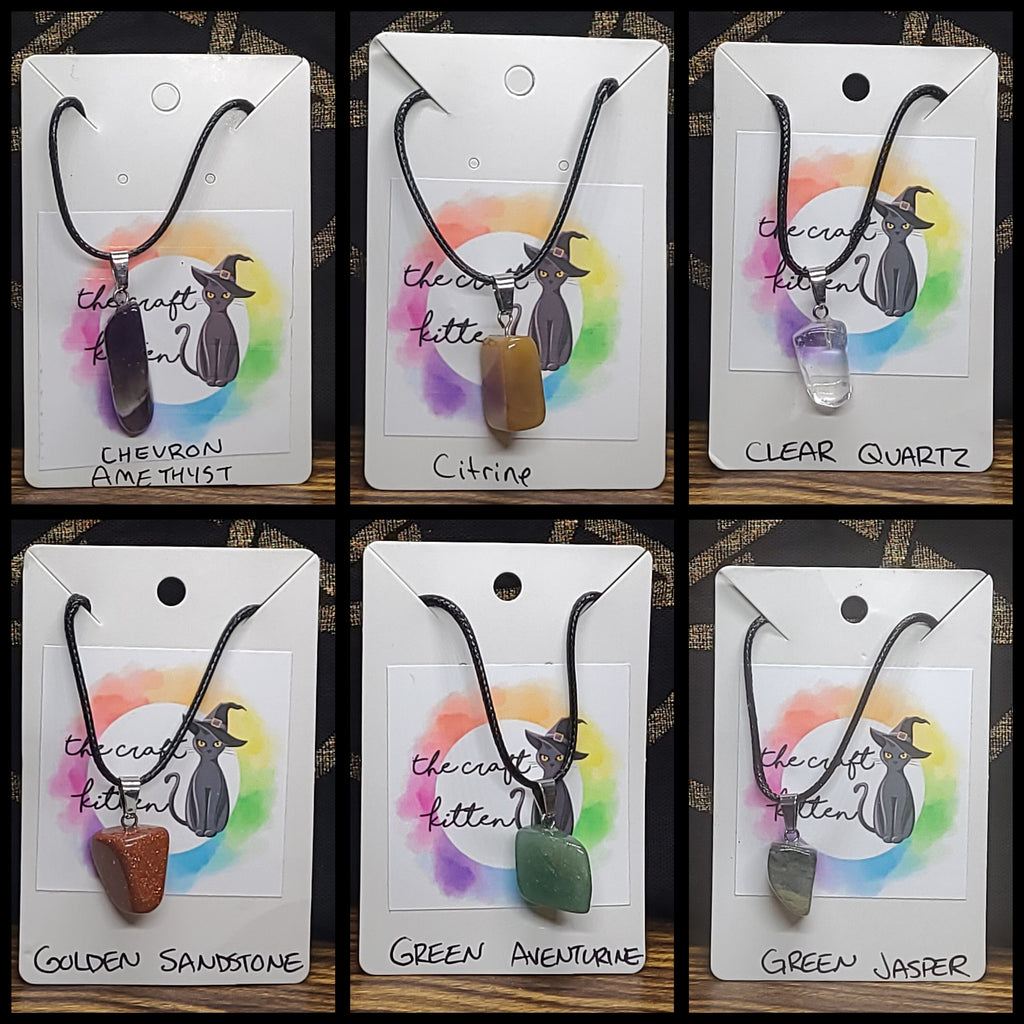 Tumble Crystal Necklaces