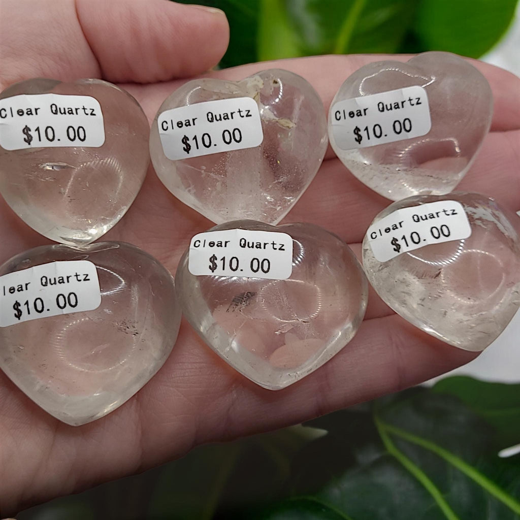 Clear Quartz Heart: Polished Crystal for Energy & Clarity