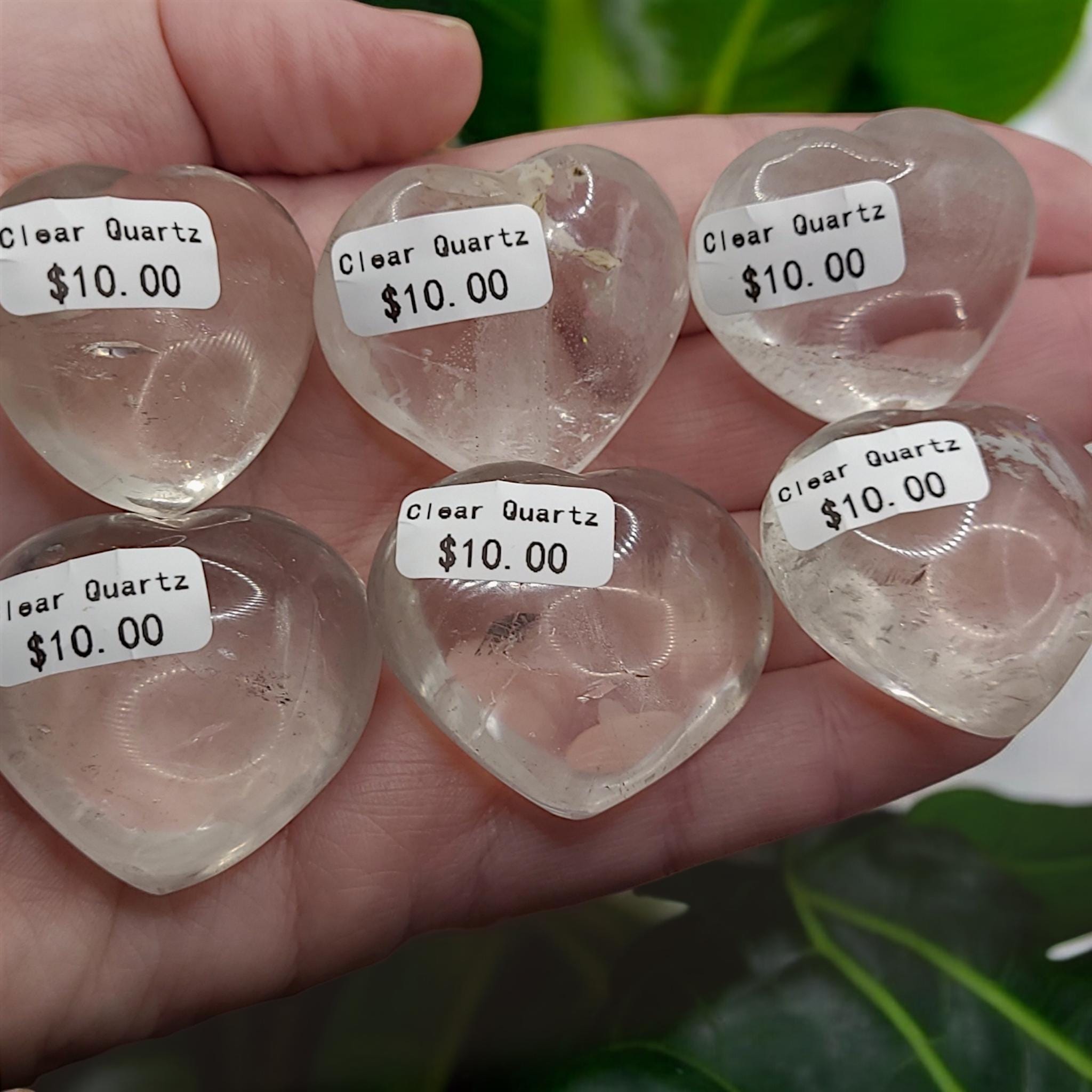 Clear Quartz Heart: Polished Crystal for Energy & Clarity