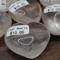 Clear Quartz Heart: Polished Crystal for Energy & Clarity