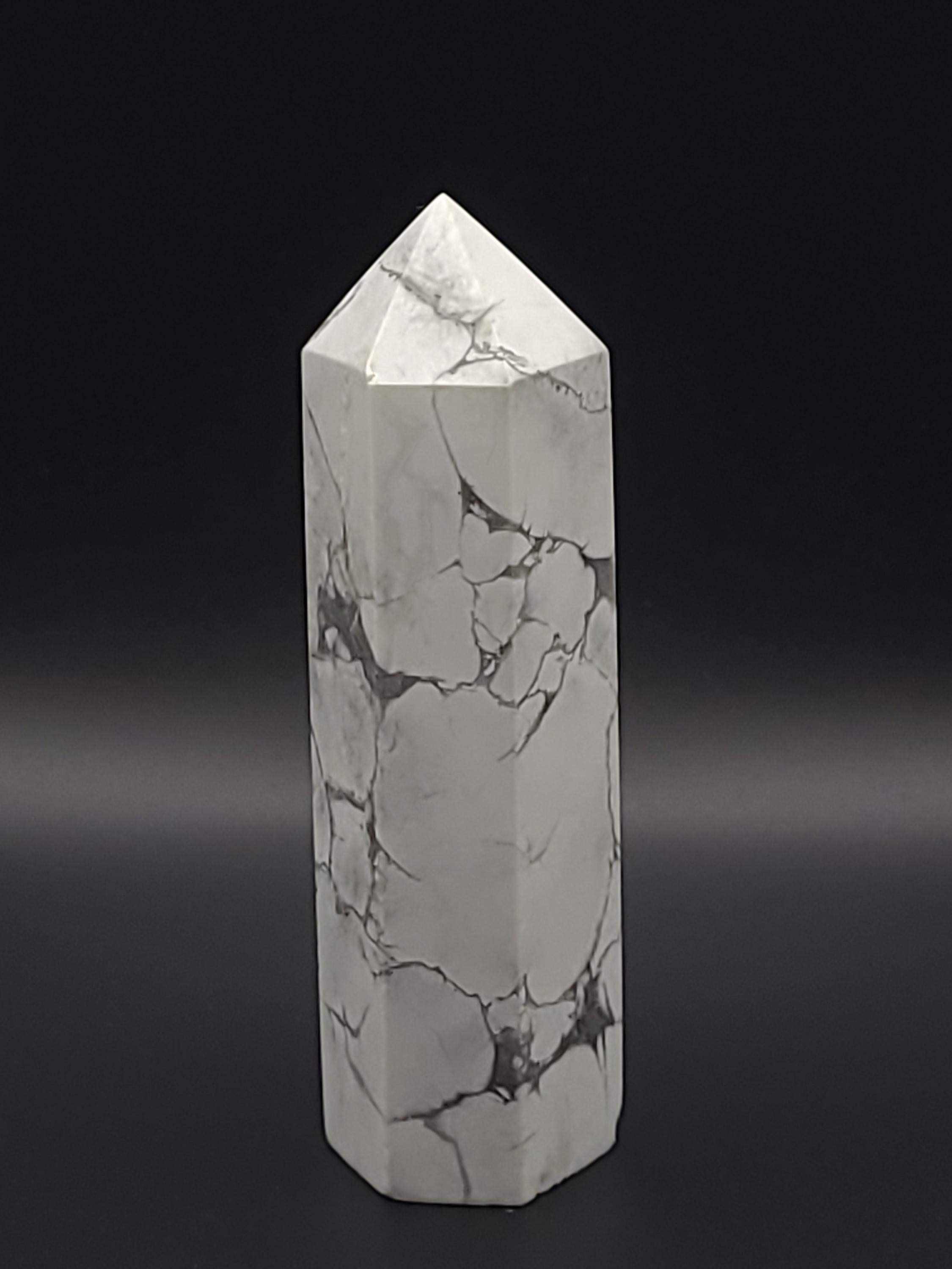 Howlite Towers - Natural Crystal Points - Assorted Sizes and Weights