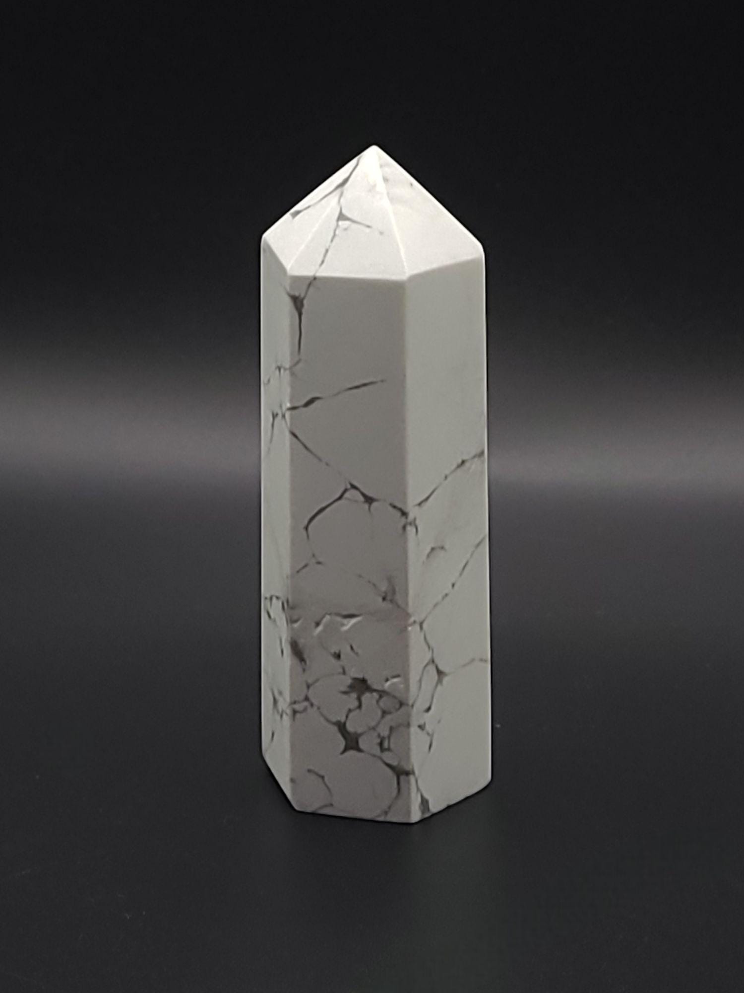 Howlite Towers - Natural Crystal Points - Assorted Sizes and Weights