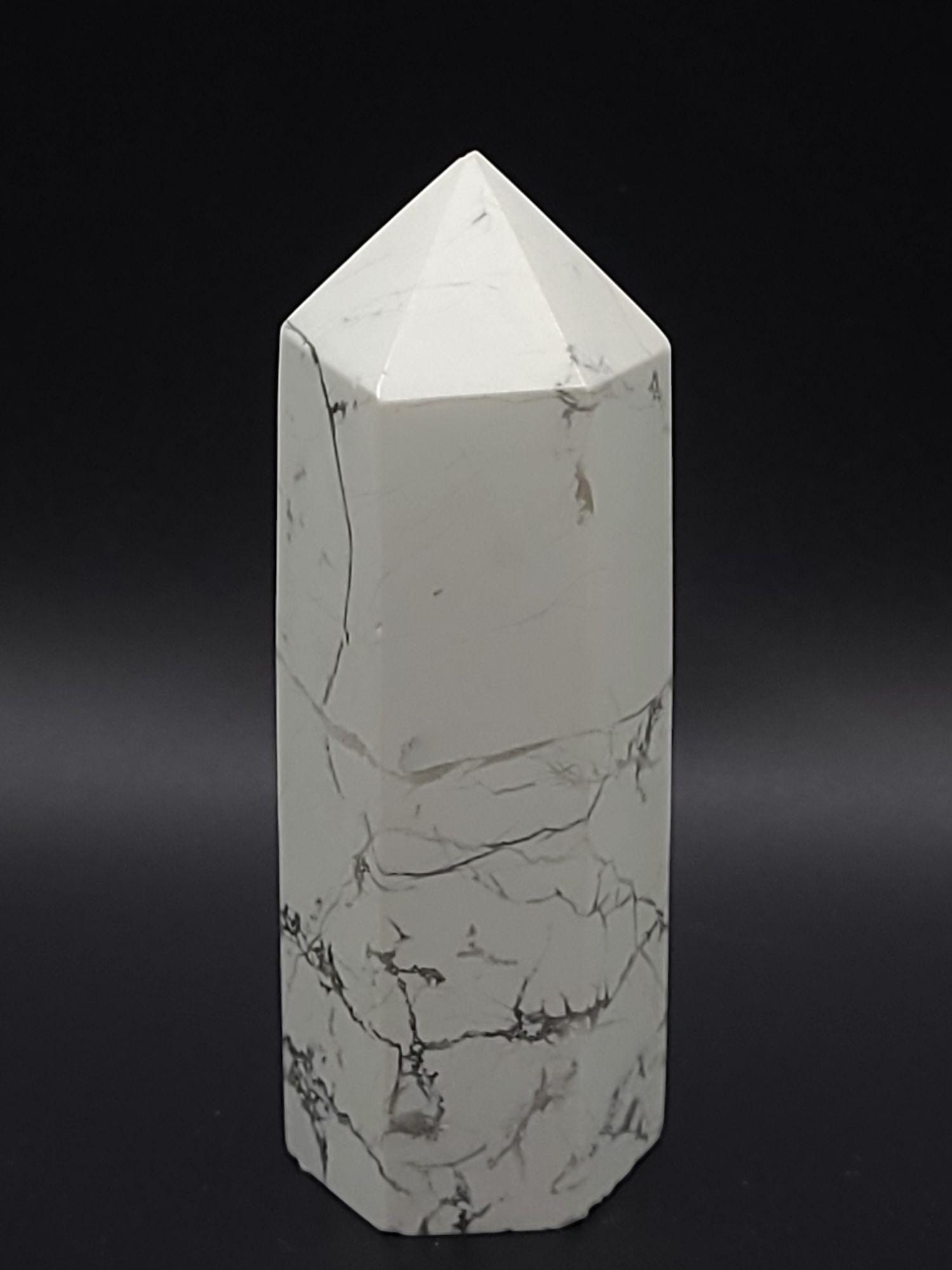 Howlite Towers - Natural Crystal Points - Assorted Sizes and Weights