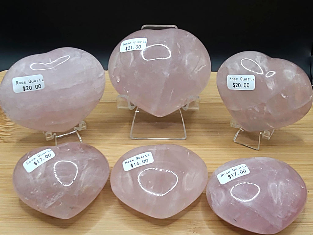 Rose Quartz Hearts