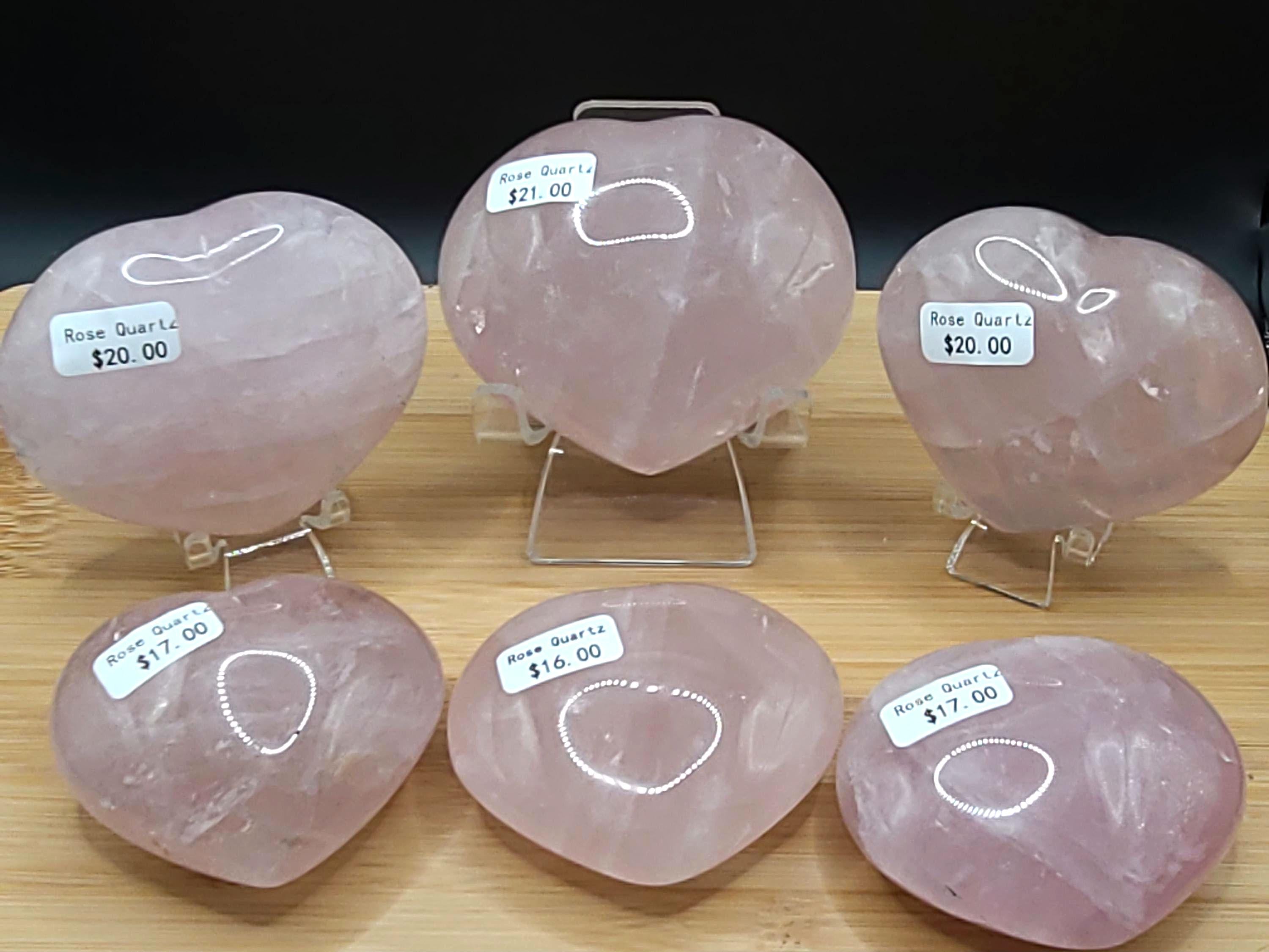 Rose Quartz Hearts