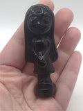 Black Obsidian Sally  Nightmare Before Christmas Crystal Carving