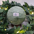 Rainbow Fluorite Sphere: Polished A Grade Crystal Ball, Focus Stone, Witchy Decor