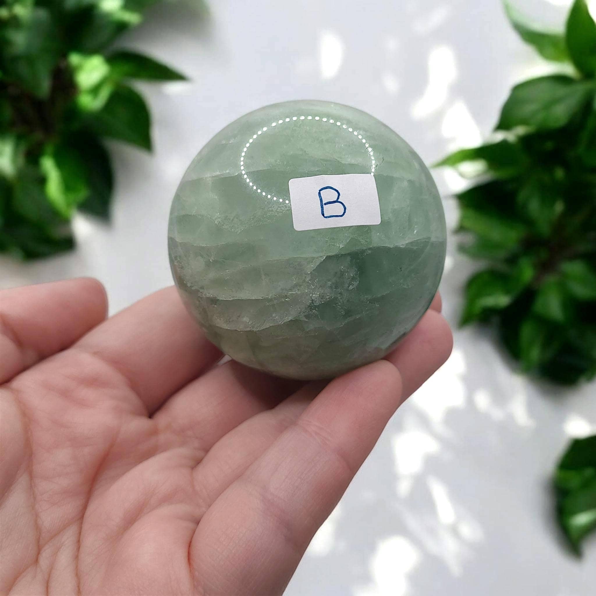 Rainbow Fluorite Sphere: Polished A Grade Crystal Ball, Focus Stone, Witchy Decor