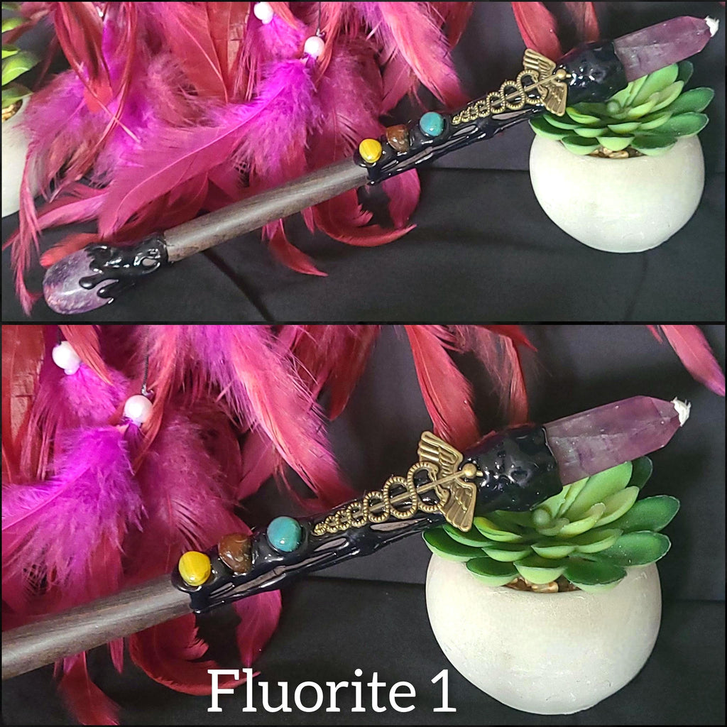 Fluorite Crystal Healing Wands