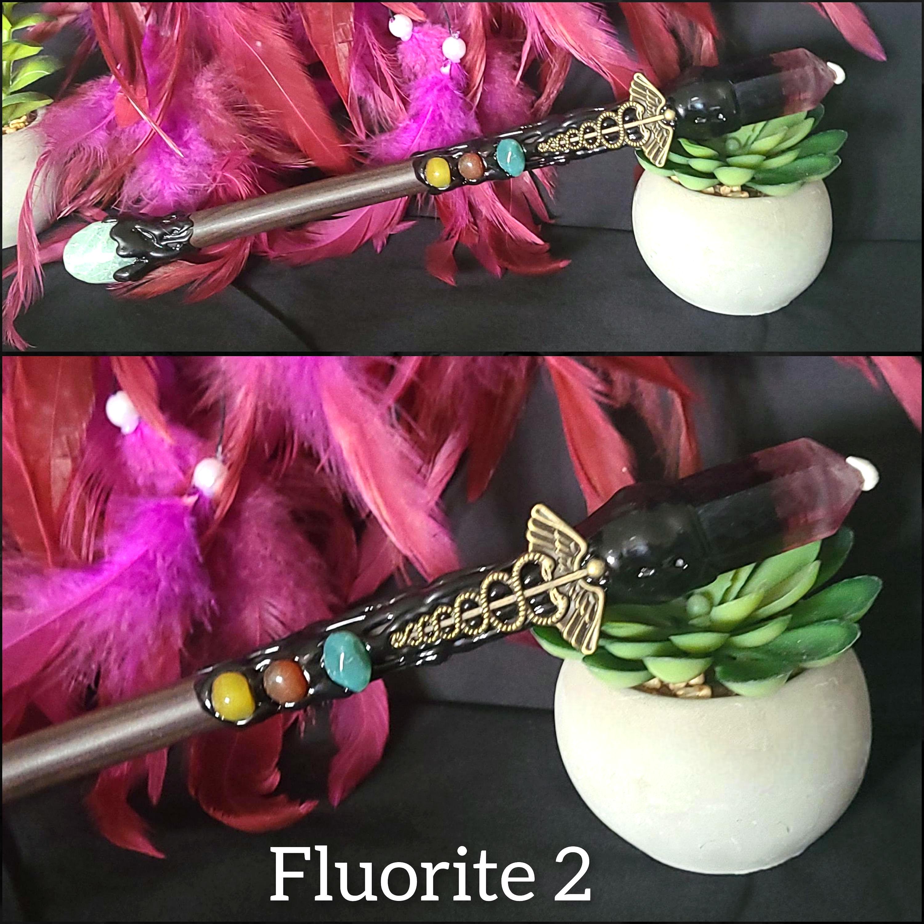 Fluorite Crystal Healing Wands