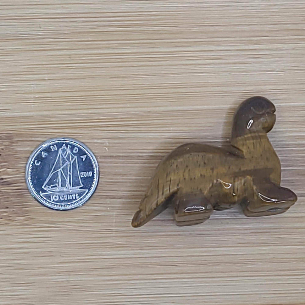 Mini Crystal Brontosaurus Carvings