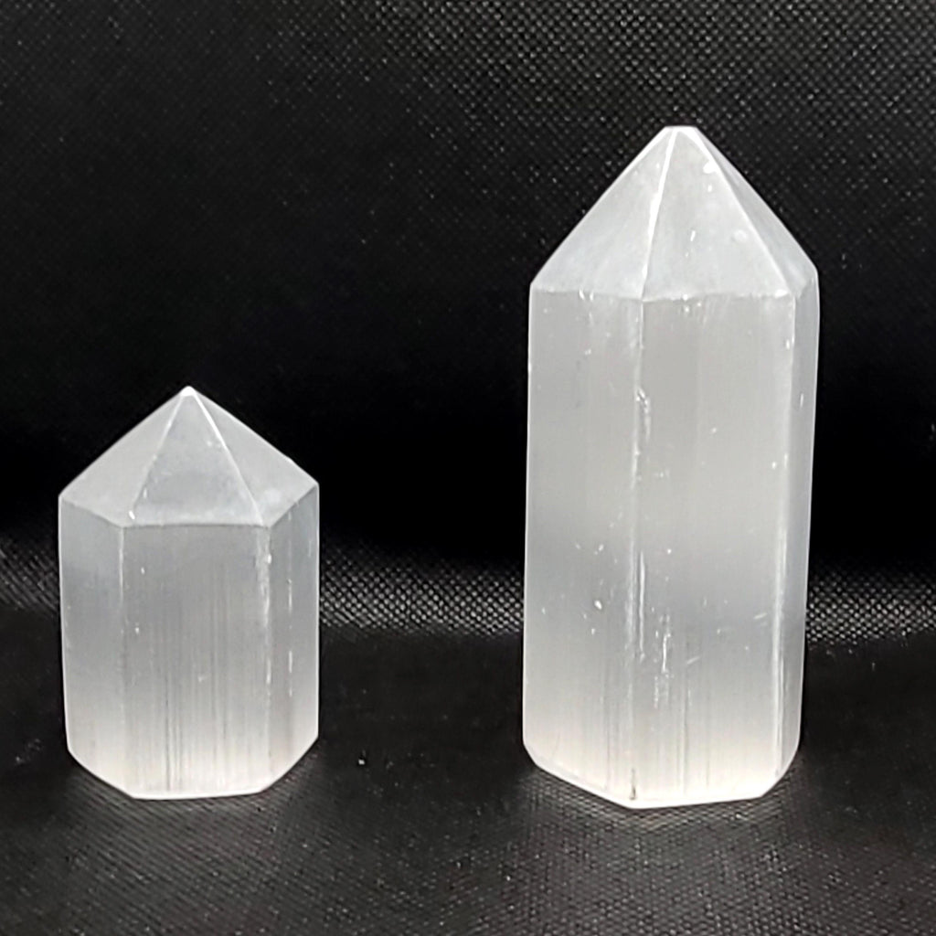 Selenite Crystal Towers for Purification and Protection
