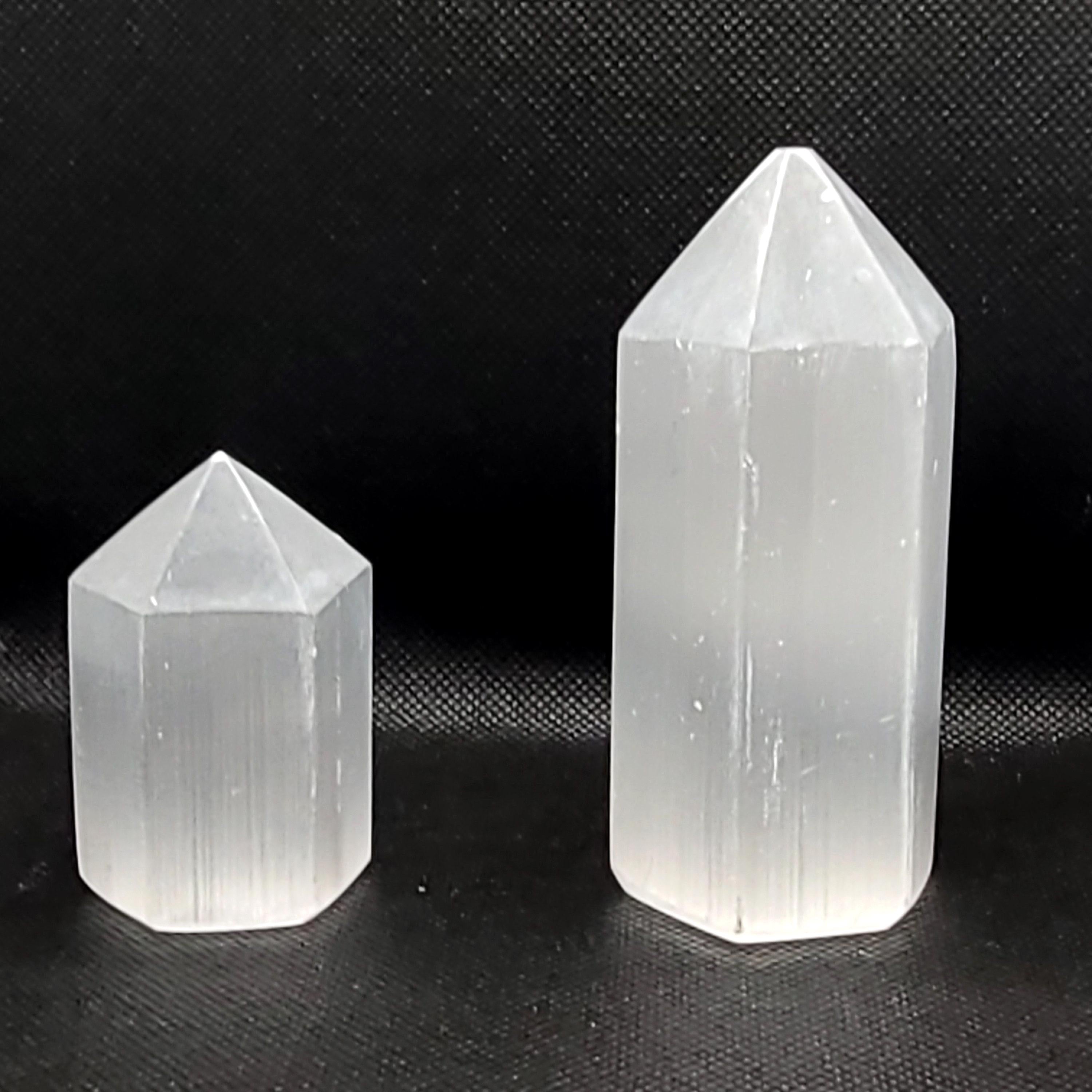 Selenite Crystal Towers for Purification and Protection