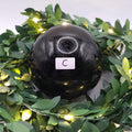 Black Tourmaline Sphere • 72.3mm (stand incl.)