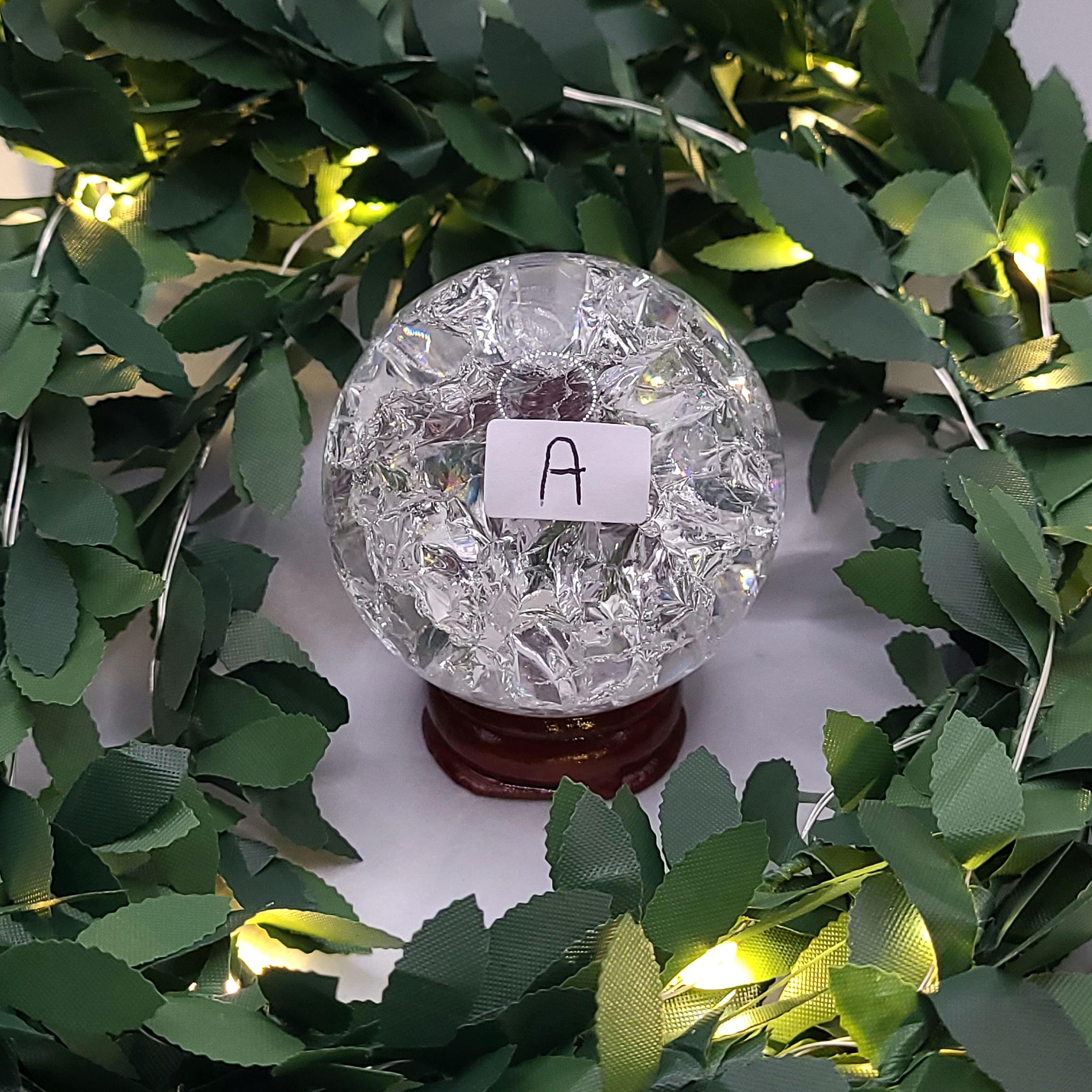 Crackle Quartz Sphere (stand incl.)