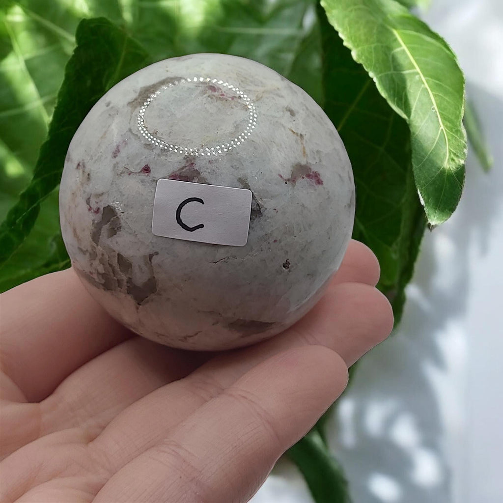Pink Tourmaline Sphere • 55.1mm (stand incl.)