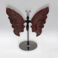 Brecciated Jasper Butterfly Wings with stand