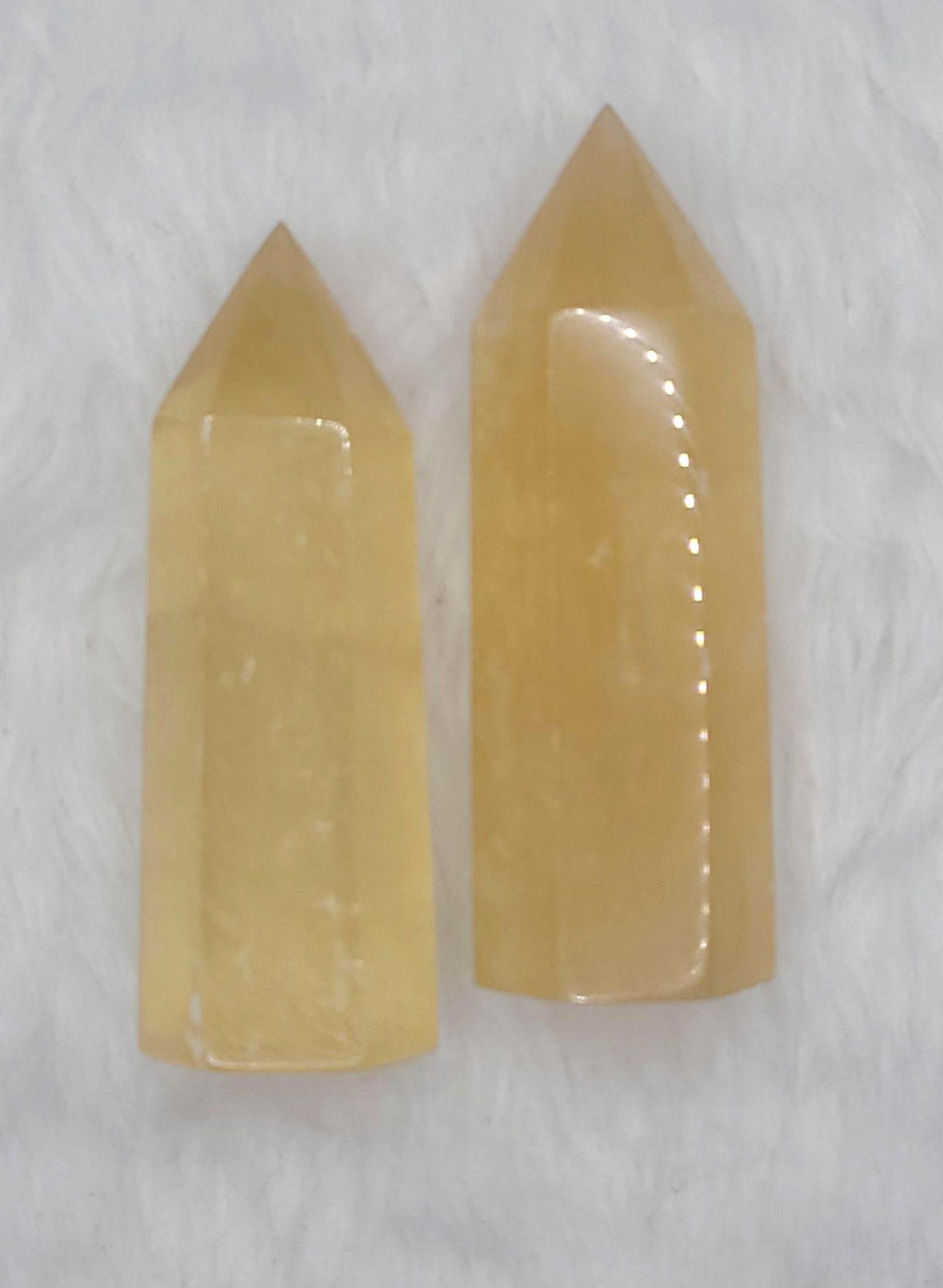 Honey Calcite Towers