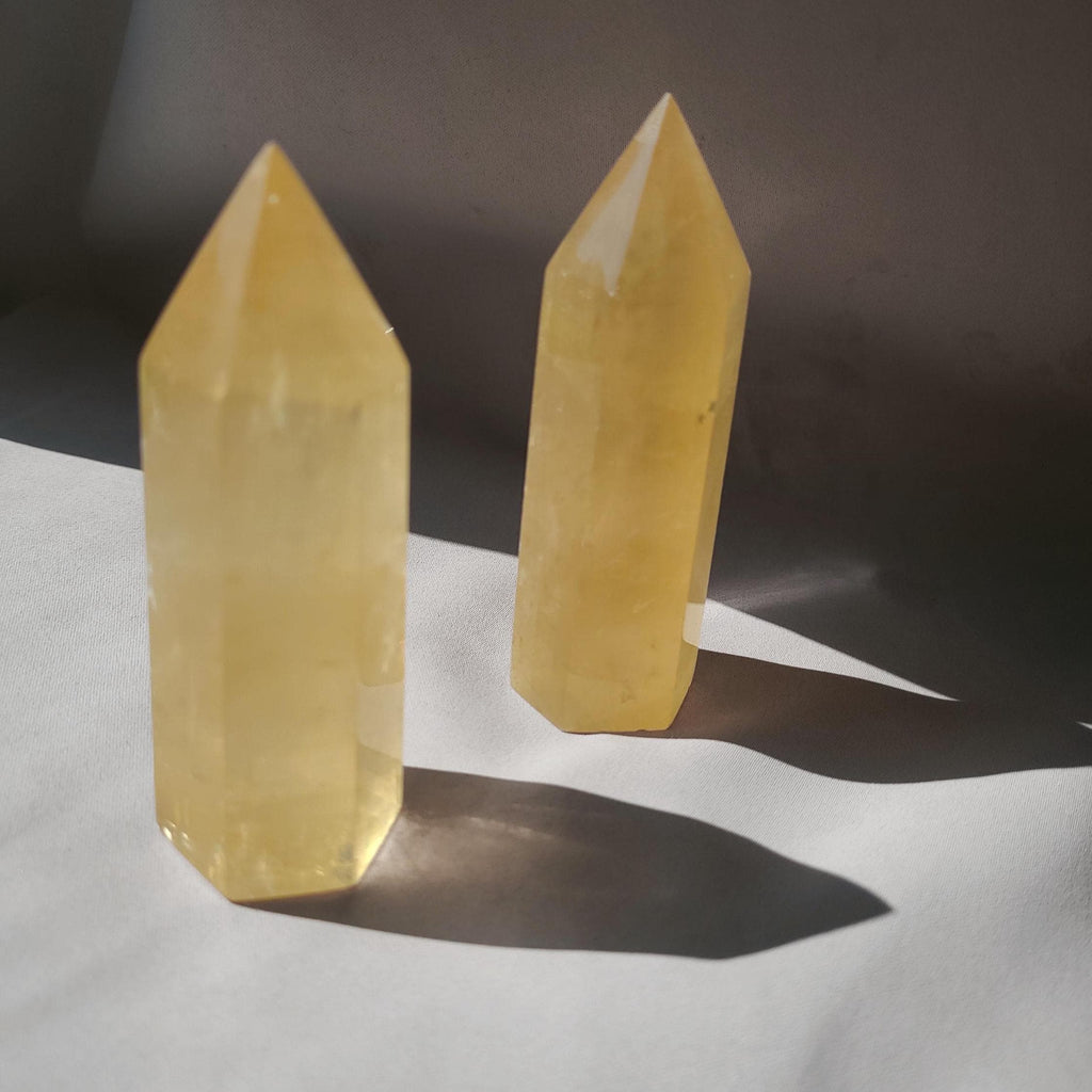 Honey Calcite Towers
