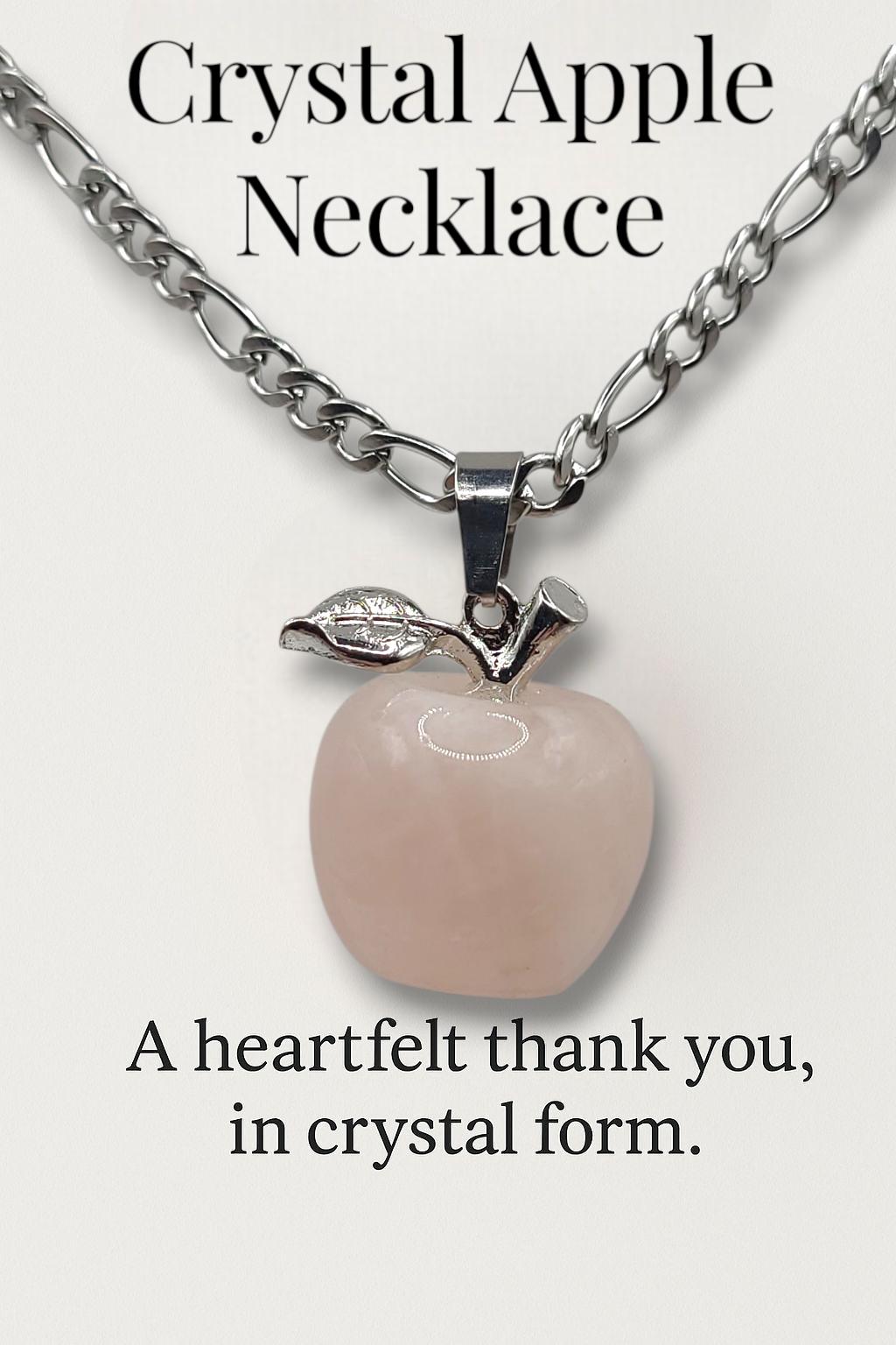 Crystal Apple Necklace
