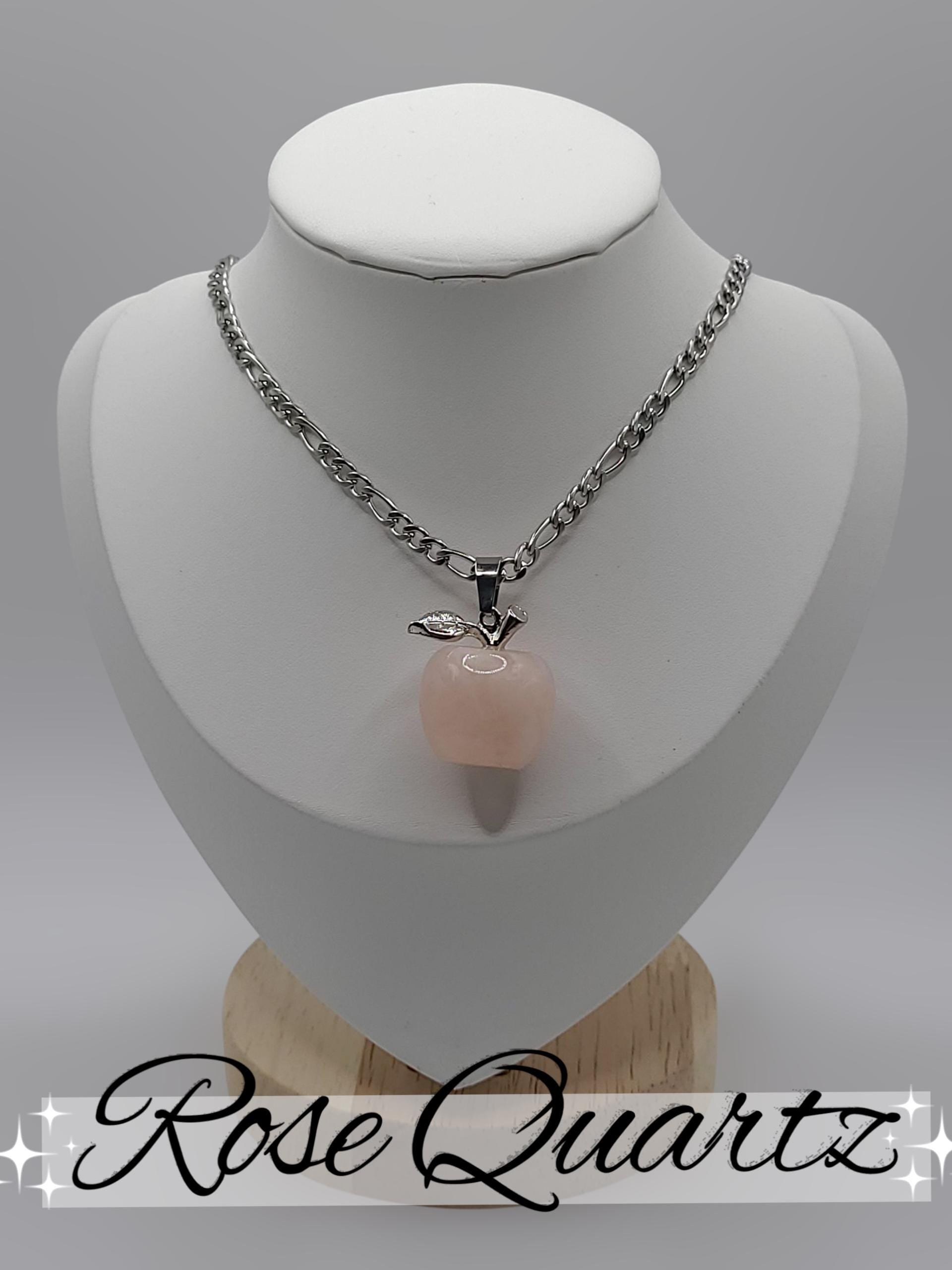 Crystal Apple Necklace