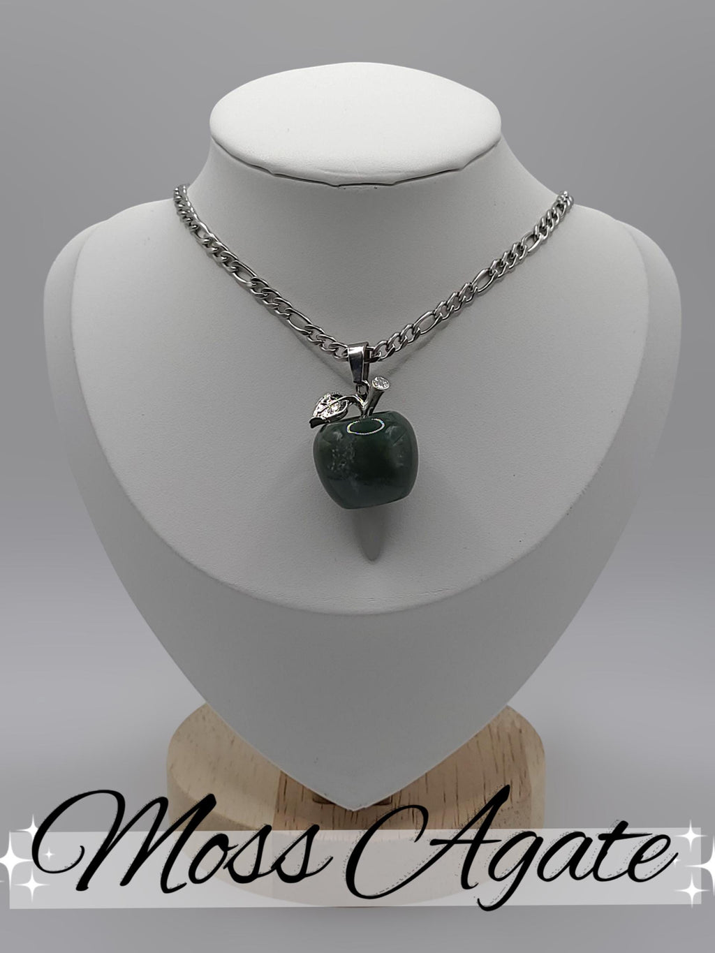 Crystal Apple Necklace