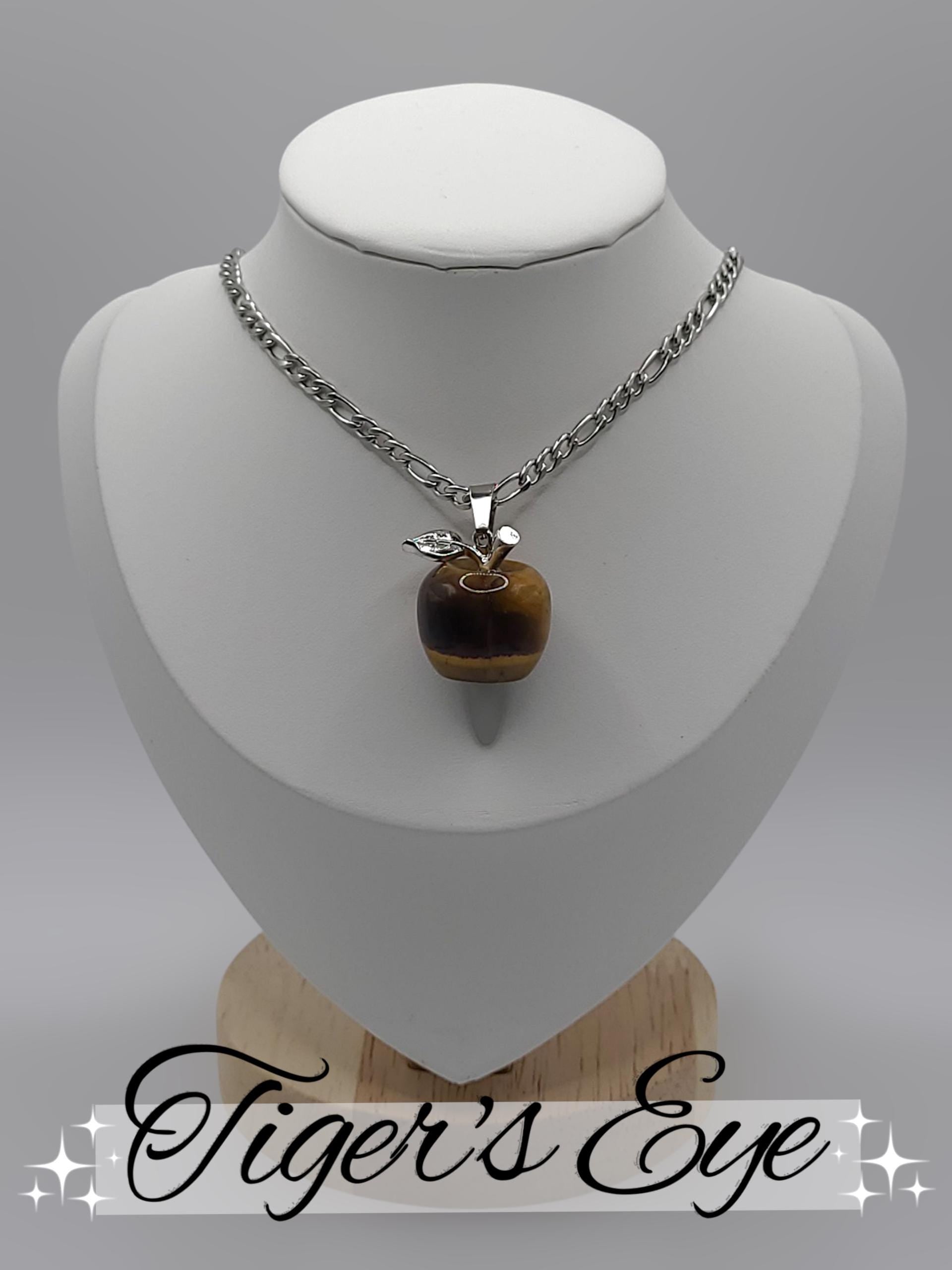 Crystal Apple Necklace