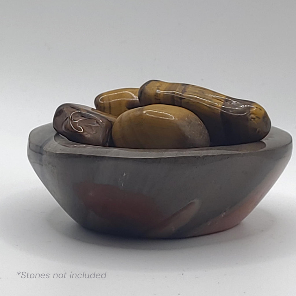 Polychrome Jasper Crystal Bowl