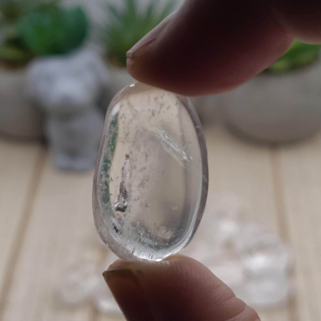 Clear Quartz Tumbled Stones | Energy Amplifying and Healing Crystal | Meditation Stone