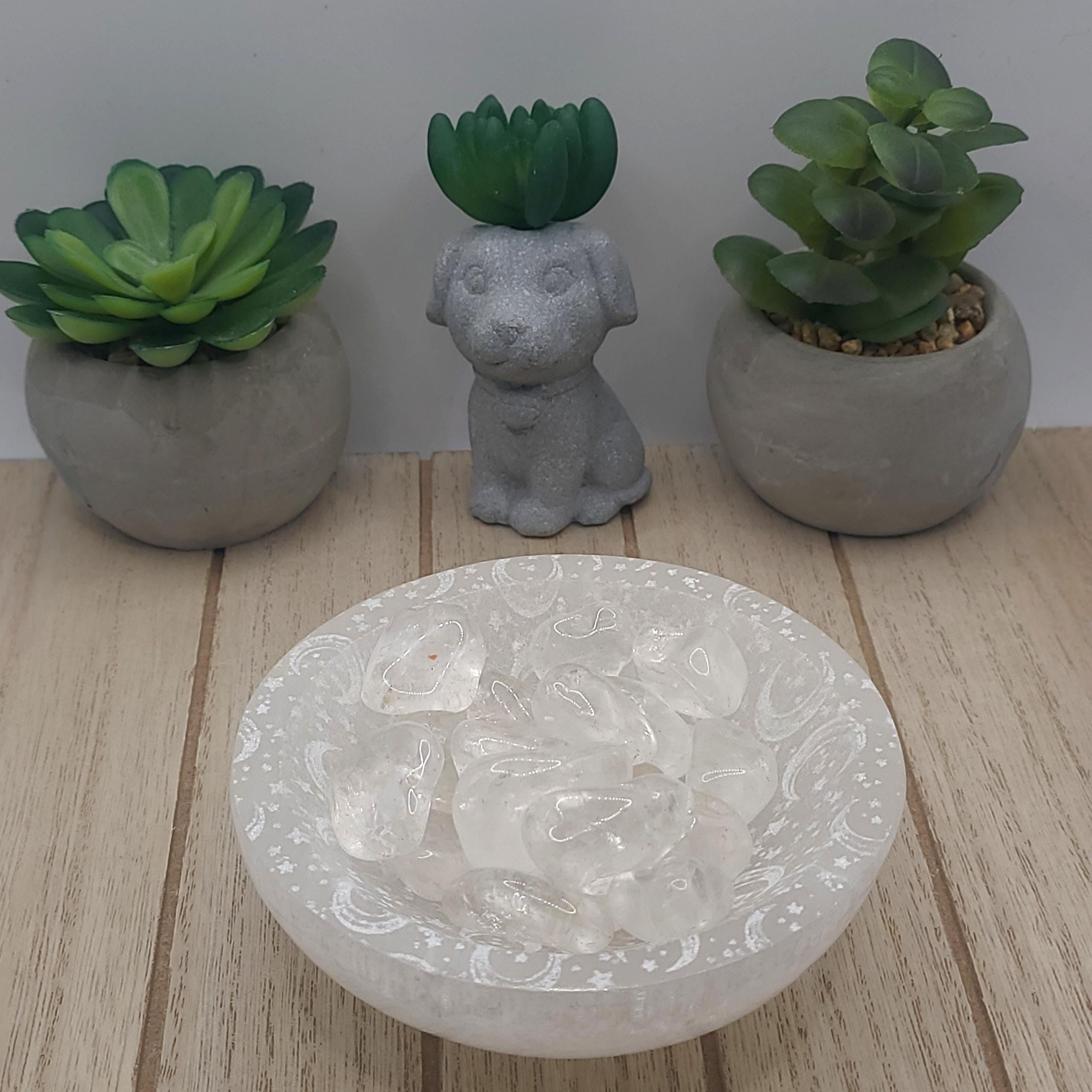 Clear Quartz Tumbled Stones | Energy Amplifying and Healing Crystal | Meditation Stone
