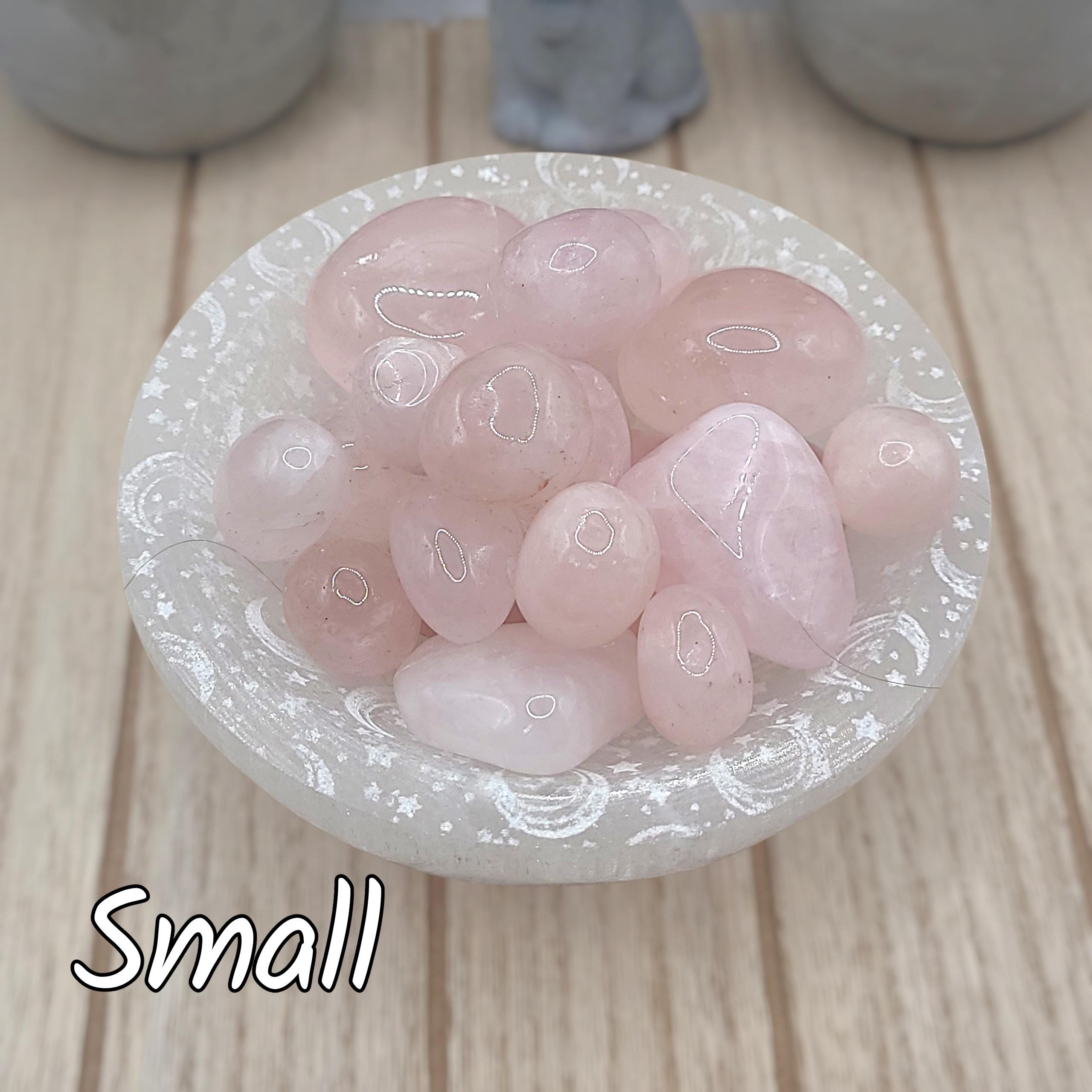Rose Quartz Tumbled Stones | Love, Compassion, and Emotional Healing Crystal | Meditation Stone