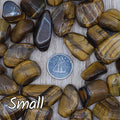 Tigers Eye Tumbled Stones | Confidence, Courage, and Protection Crystal | Meditation Stone