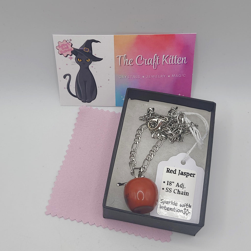 Crystal Apple Necklace