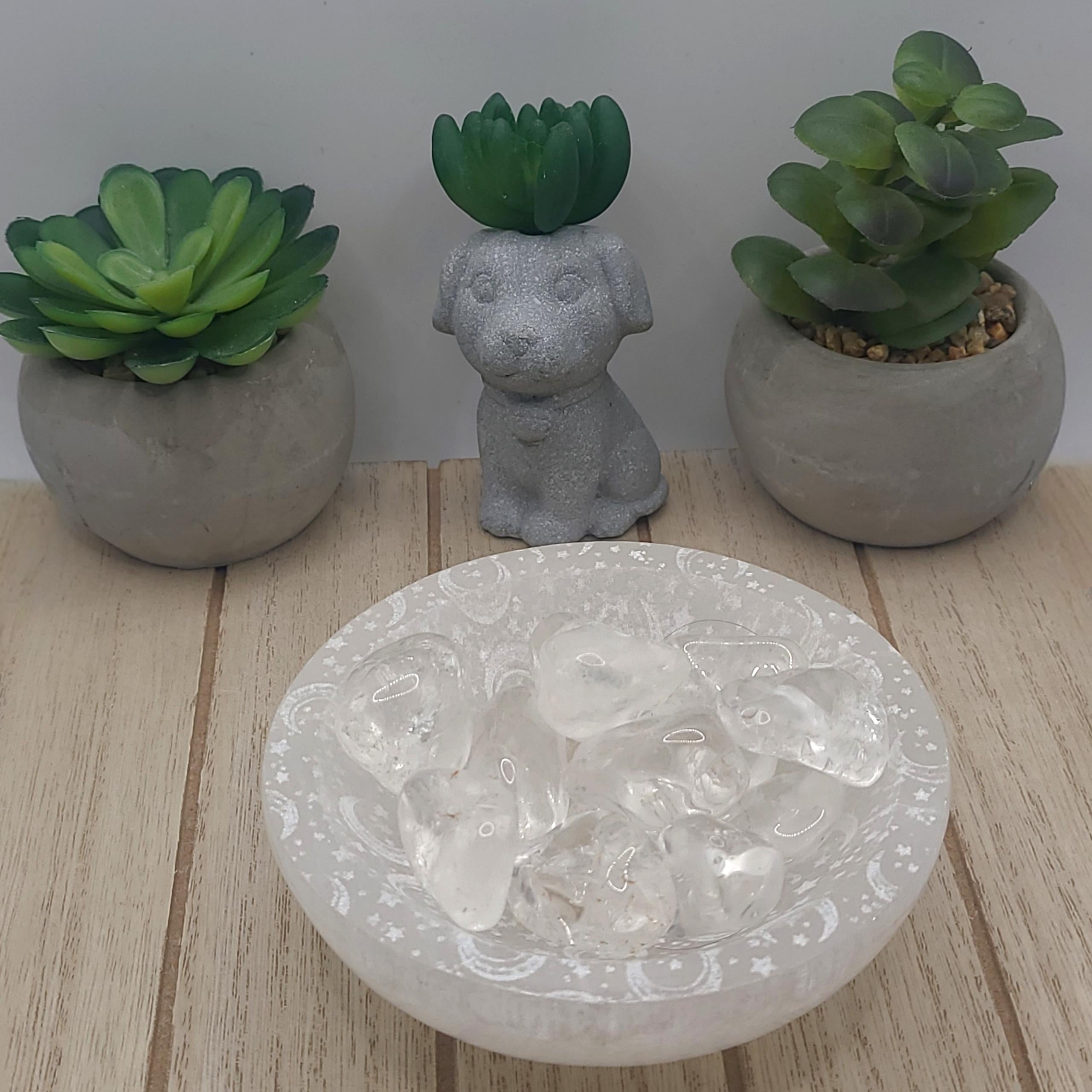 Clear Quartz Tumbled Stones | Energy Amplifying and Healing Crystal | Meditation Stone