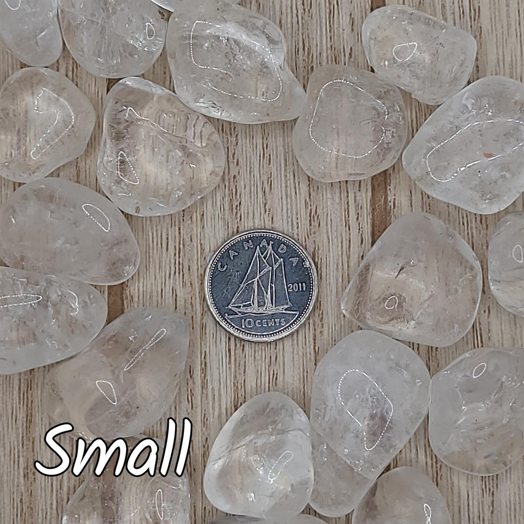 Clear Quartz Tumbled Stones | Energy Amplifying and Healing Crystal | Meditation Stone