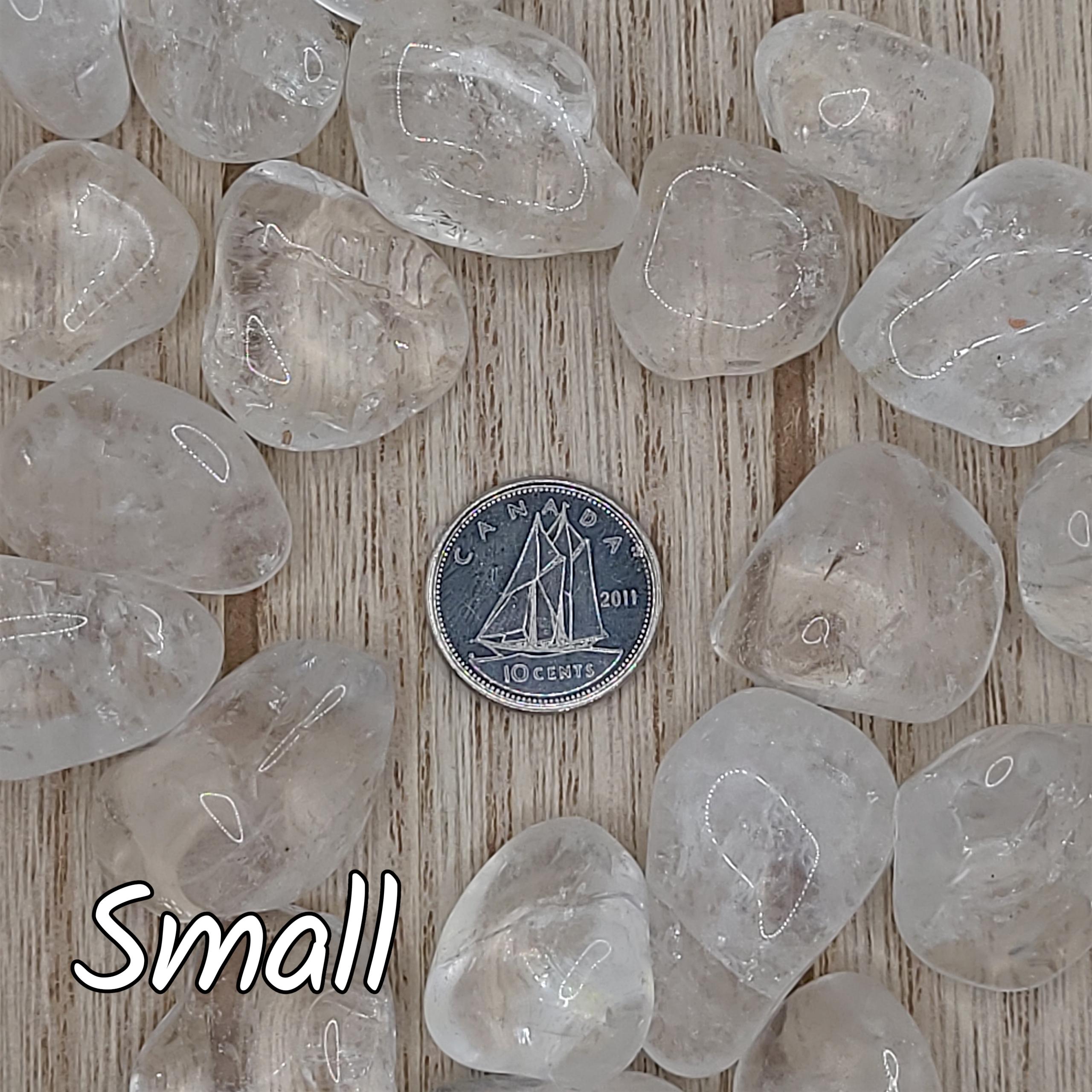 Clear Quartz Tumbled Stones | Energy Amplifying and Healing Crystal | Meditation Stone