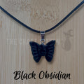 Dainty Crystal Butterfly Necklace - Simple spring accessory