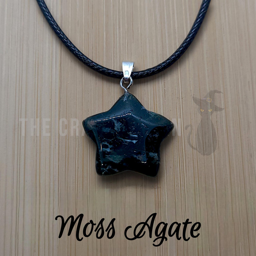 Crystal Star Necklace  Dainty Gemstone Pendant for Dreams, Magic & Intentions, Celestial Jewelry Gift