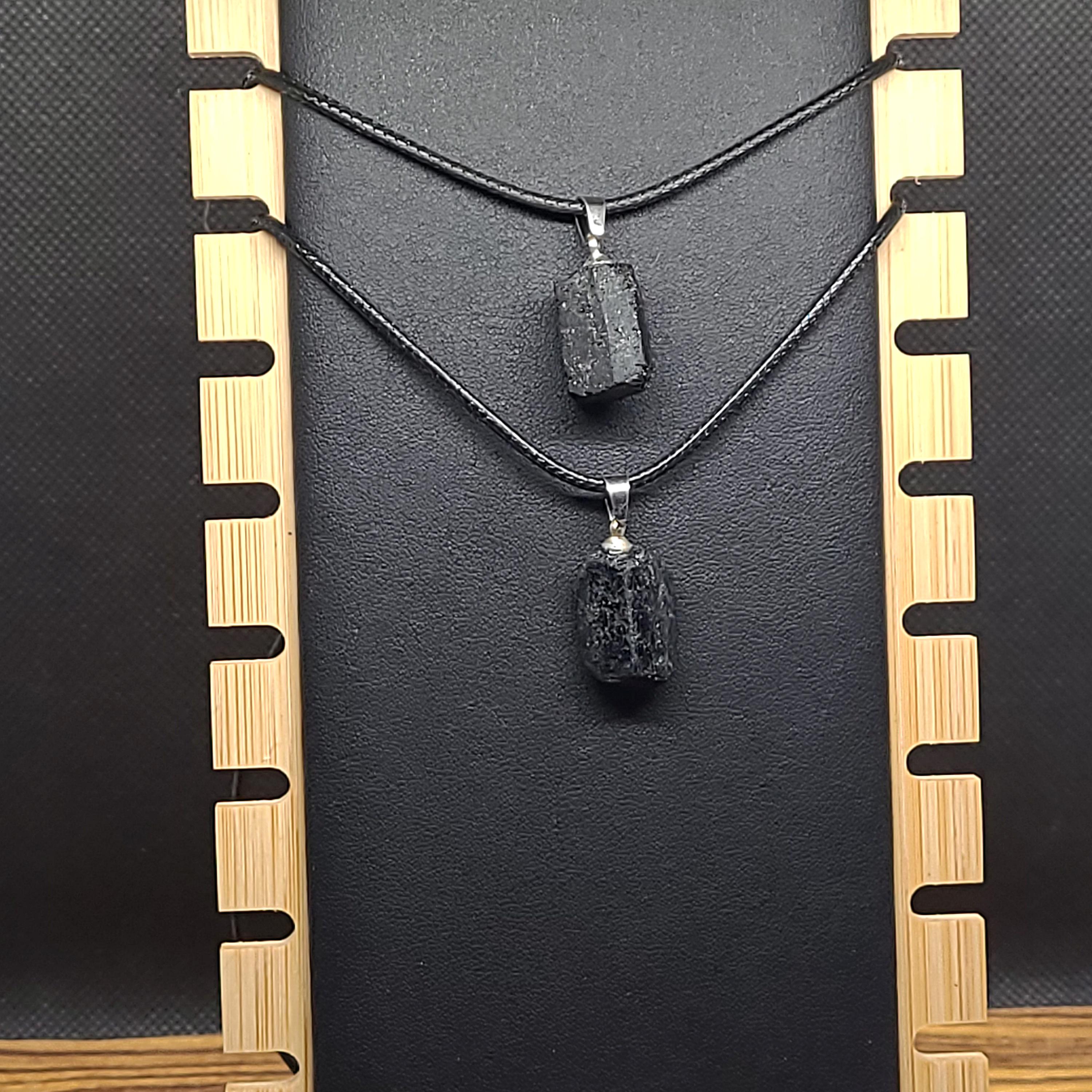 Raw Crystal Necklace  Dainty Necklaces  Embrace Serenity with this Humble Protection Amulet