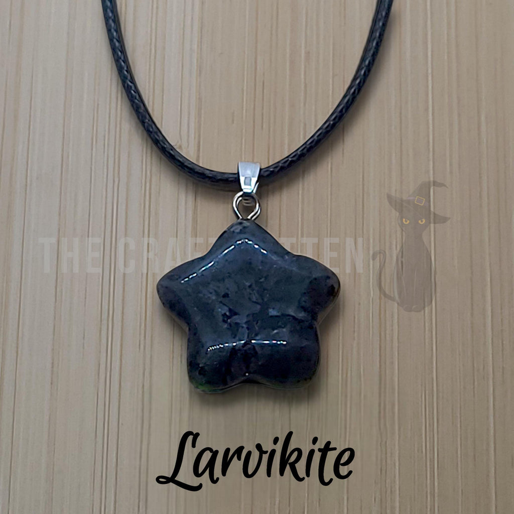 Crystal Star Necklace  Dainty Gemstone Pendant for Dreams, Magic & Intentions, Celestial Jewelry Gift