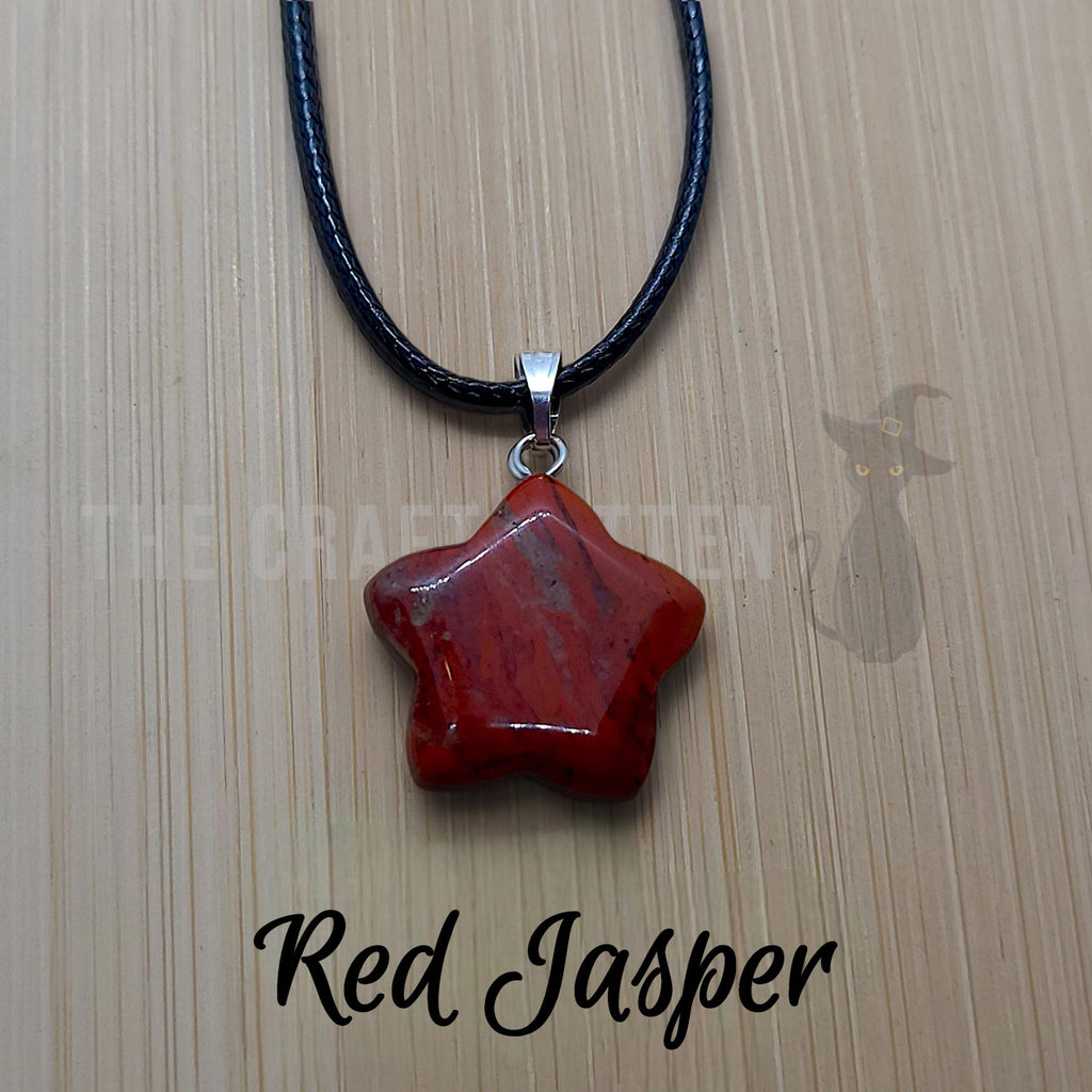 Crystal Star Necklace  Dainty Gemstone Pendant for Dreams, Magic & Intentions, Celestial Jewelry Gift