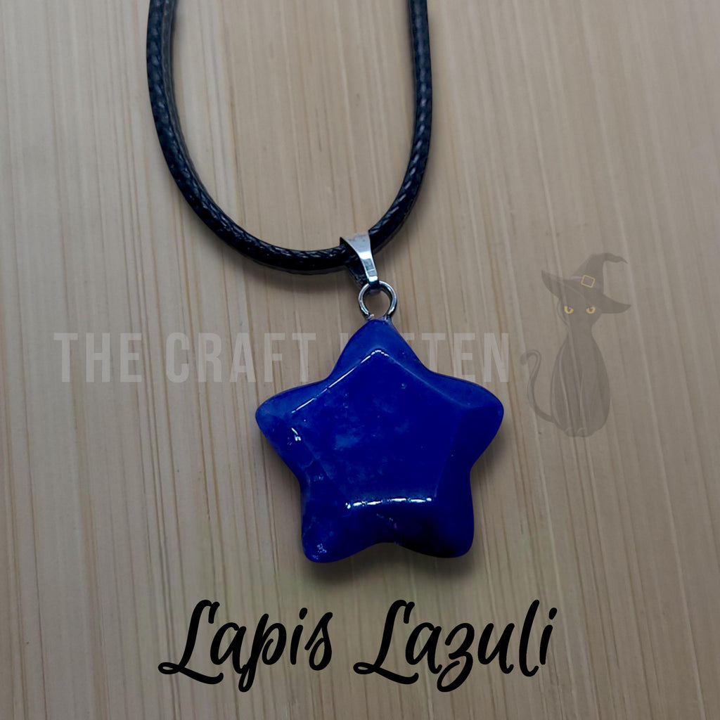 Crystal Star Necklace  Dainty Gemstone Pendant for Dreams, Magic & Intentions, Celestial Jewelry Gift