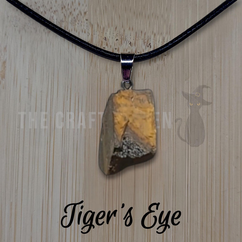 Raw Crystal Necklace  Dainty Necklaces  Embrace Serenity with this Humble Protection Amulet