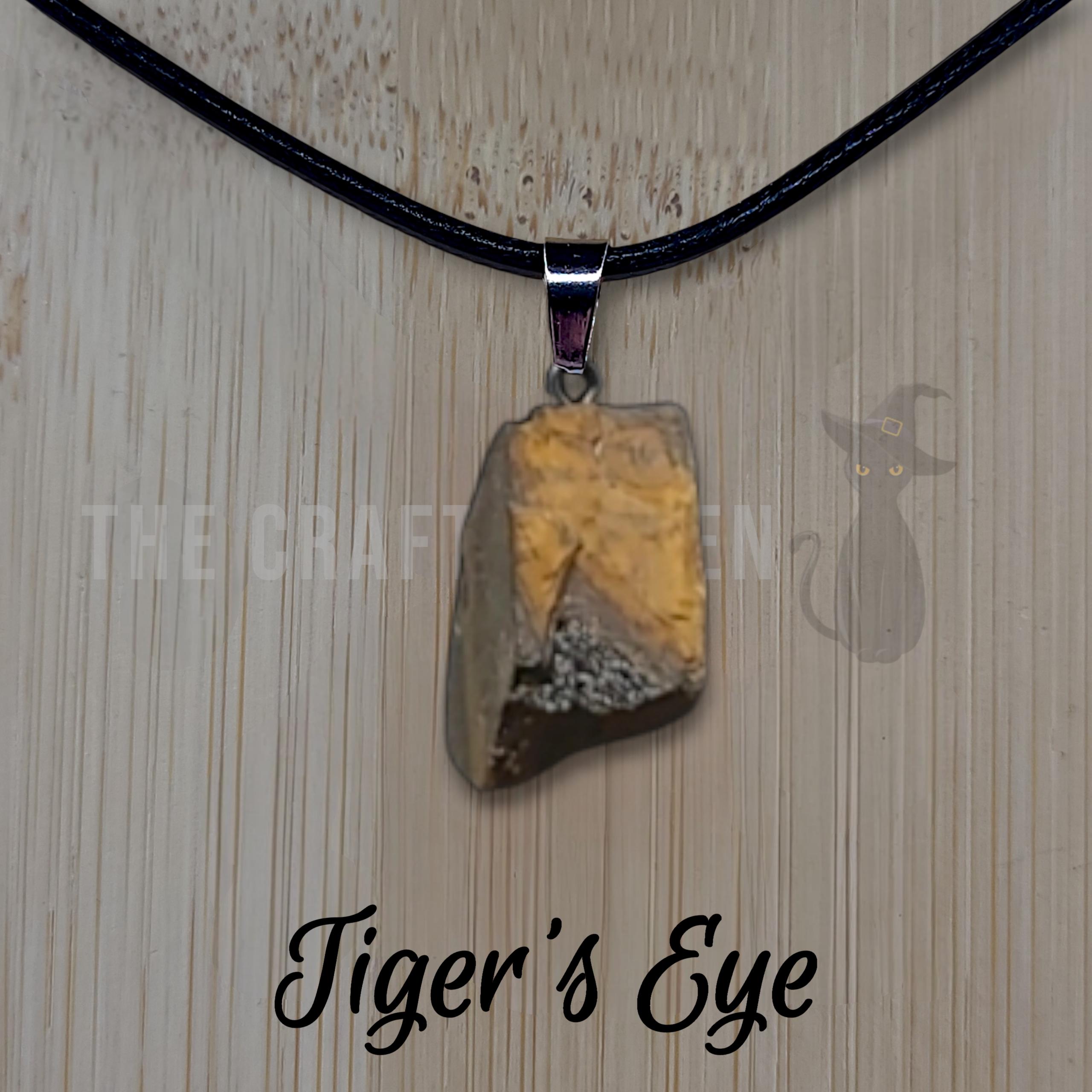 Raw Crystal Necklace  Dainty Necklaces  Embrace Serenity with this Humble Protection Amulet