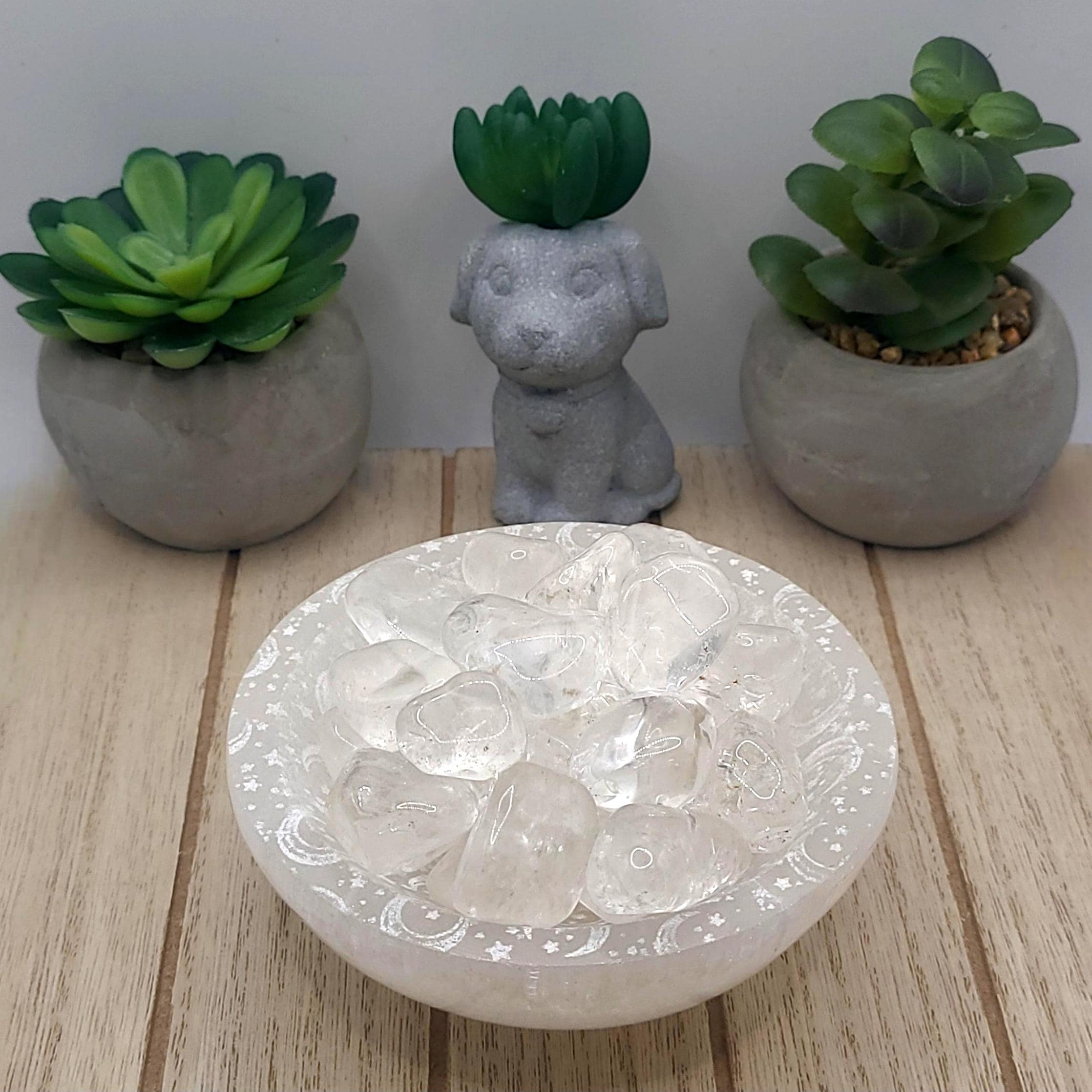 Clear Quartz Tumbled Stones | Energy Amplifying and Healing Crystal | Meditation Stone