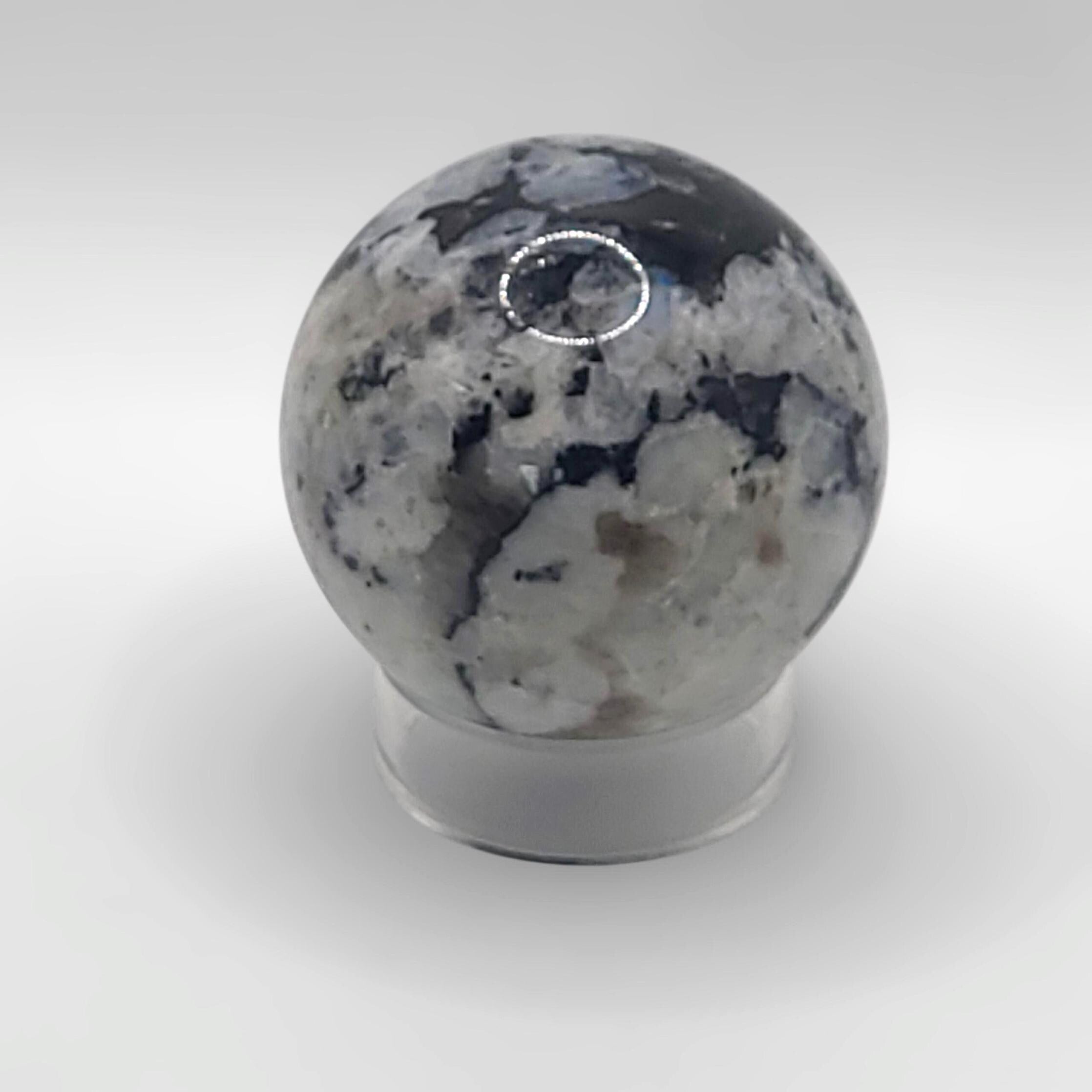 Rainbow Moonstone Sphere with stand