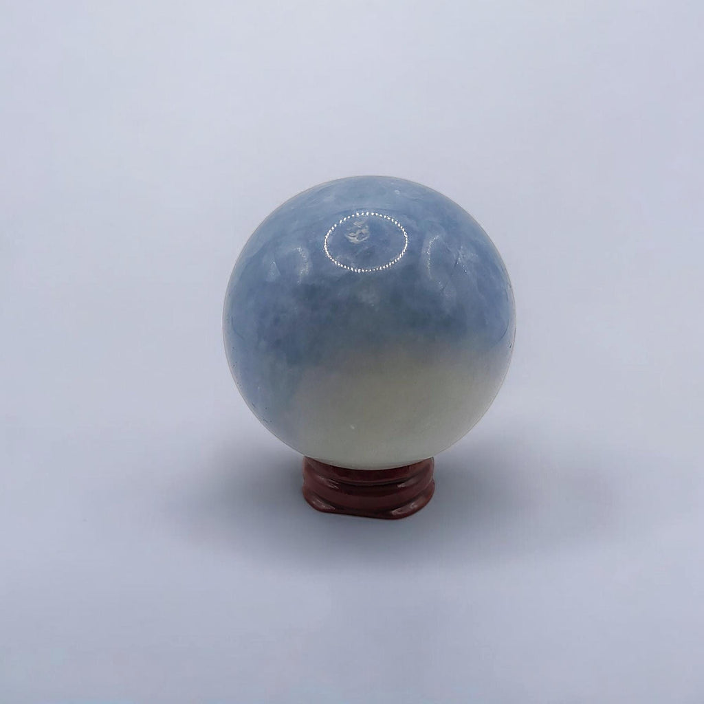 Celestite Sphere • 60.2mm (stand incl.)