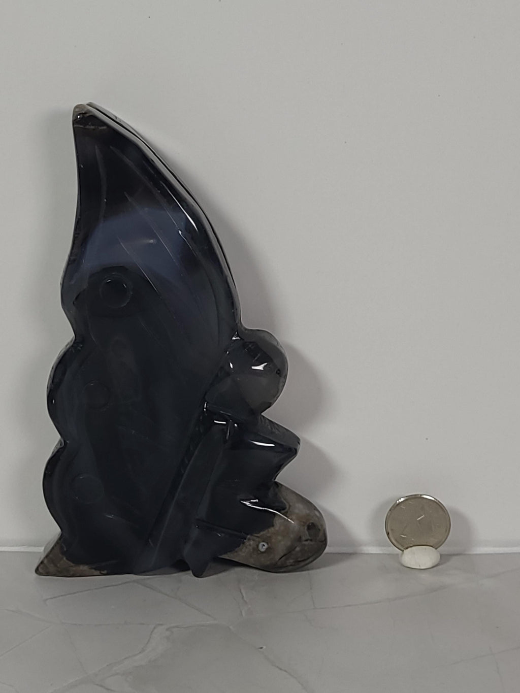 Volcano Agate Angel Carving | Strength, Grounding, Resilience Crystal Guardian